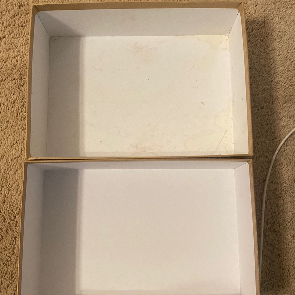 Two Christian Louboutin boxes no lids
